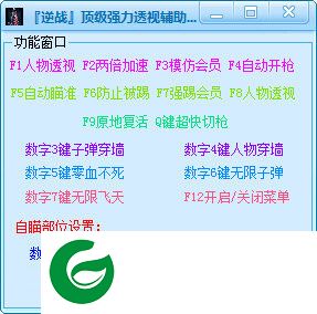 逆战透视辅助下载-逆战顶级强力透视辅助下载v2.0 绿色版