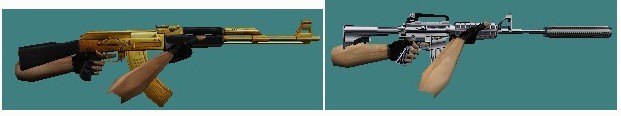 cs1.6白银m4下载-cs1.6 白银m4a1模型下载
