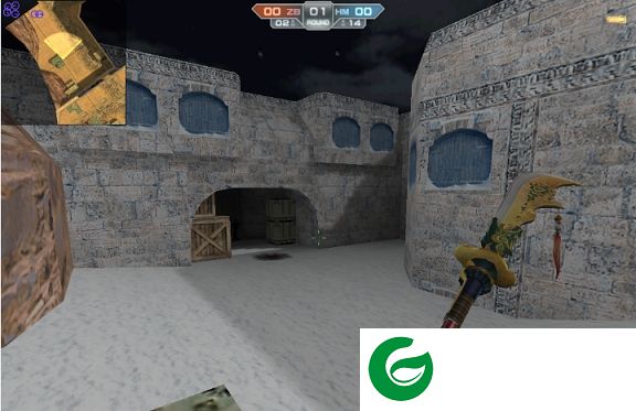 cs1.6雪地沙漠地图