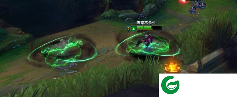 冲击之刃劫自制皮肤下载-绿光冲击之刃劫皮肤包下载