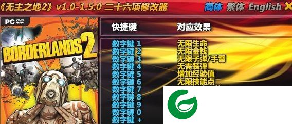无主之地2辅助下载-无主之地2修改器下载绿色免费版