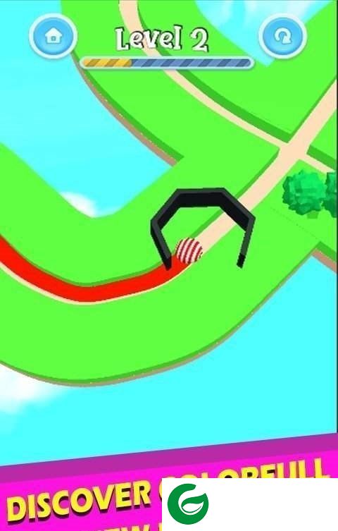 线球颜色之路展示图