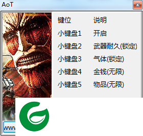 进击的巨人修改器下载-进击的巨人四项修改器下载v1.0 绿色免费版
