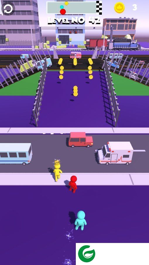 交通竞赛跑步3D游戏截图