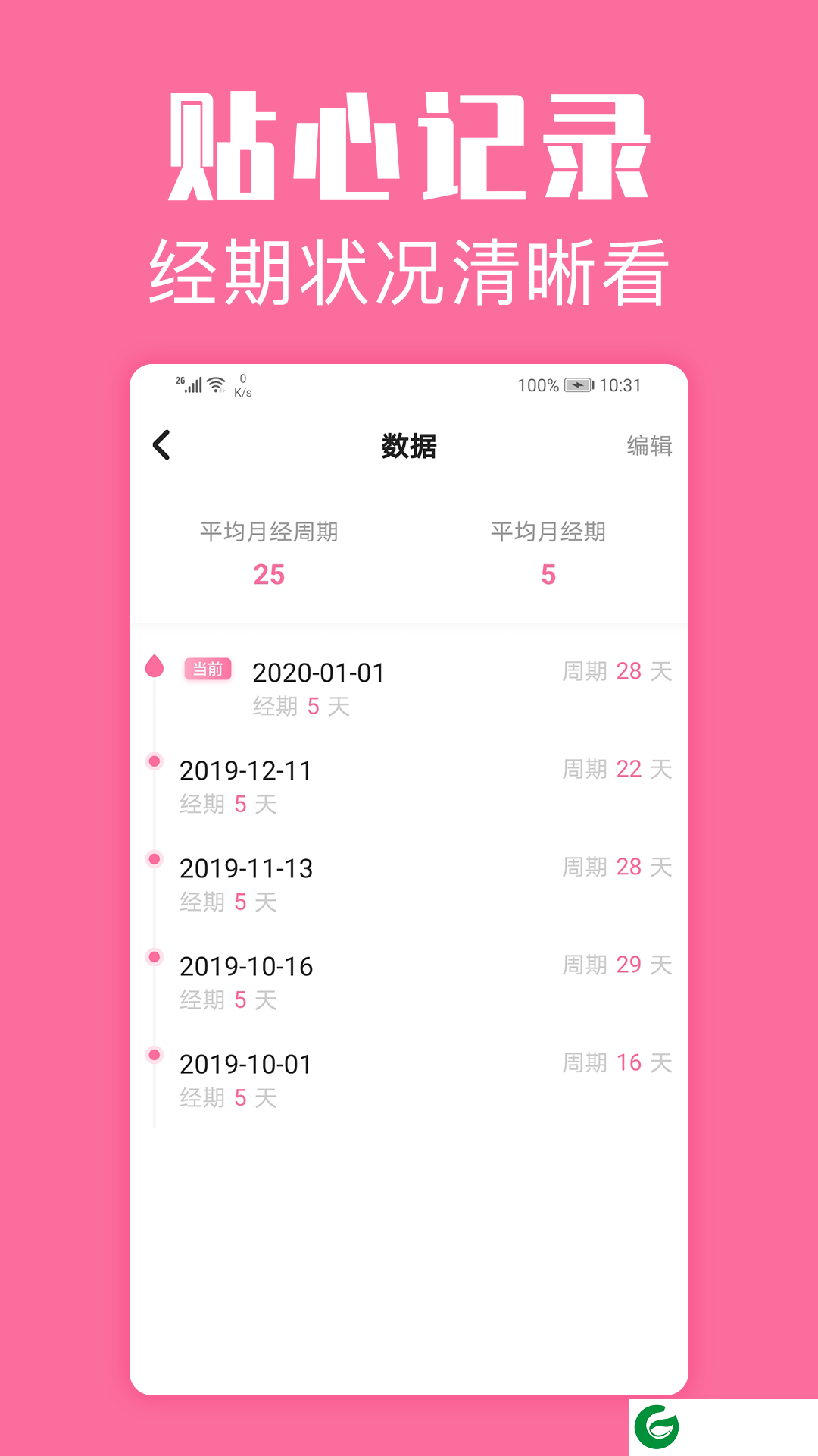 经期管家软件下载_经期管家最新版下载1.6.3