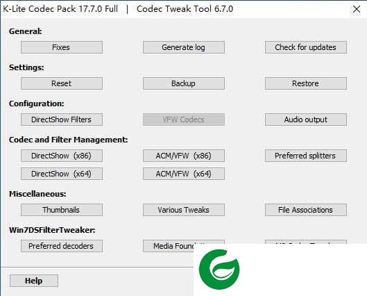 k-lite codec pack汉化版下载_k-lite codec pack解码器下载17.8.5.0