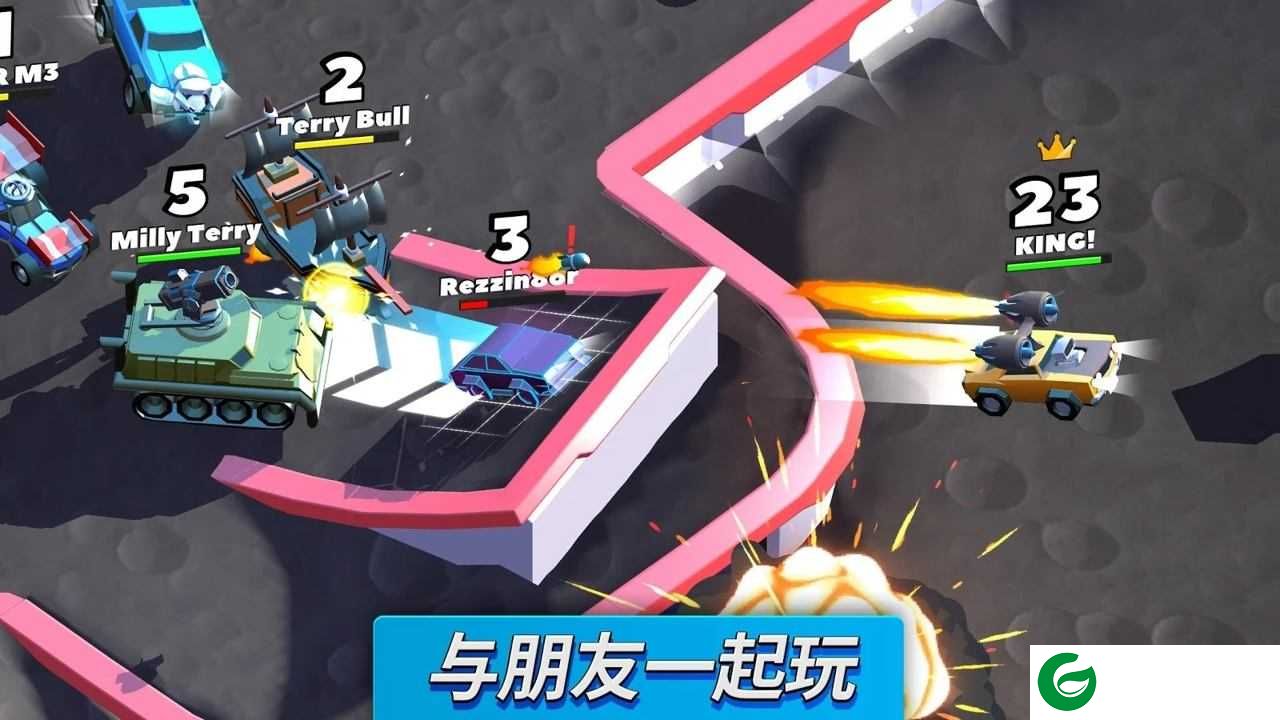 疯狂撞车王无限金币钻石版-疯狂撞车王内购1.3.21-